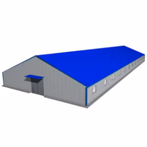 Hot Sale Complete Controlled Prefabricated Chicken House with Full Set Poultry Equipment